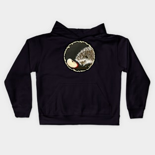 Hedgehog and the Apple Slice Kids Hoodie